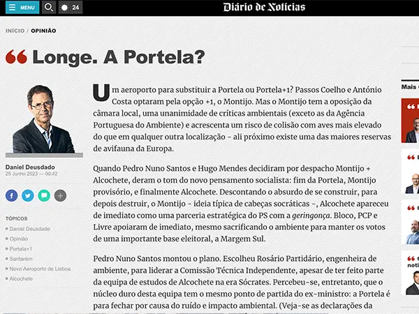 Longe. A Portela?
